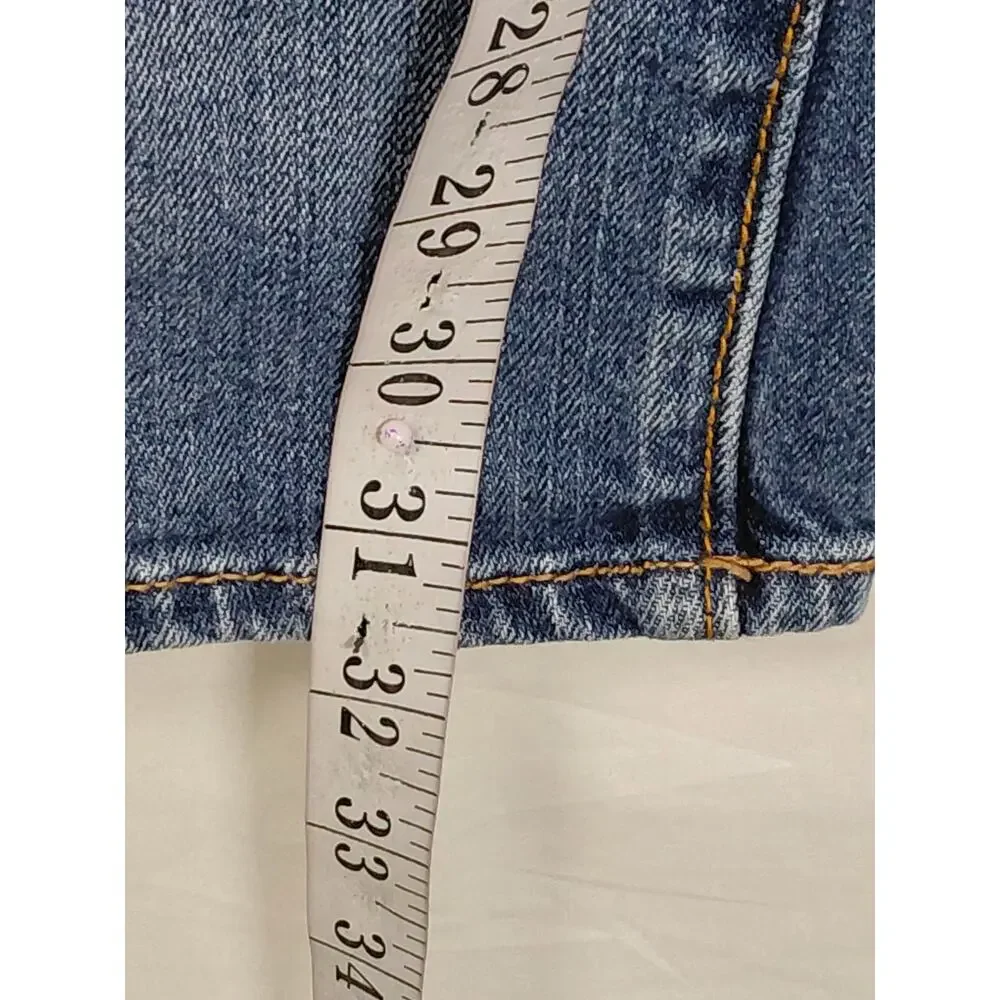 American Eagle Blue Denim Skinny Casual Jeans Women Size 4
